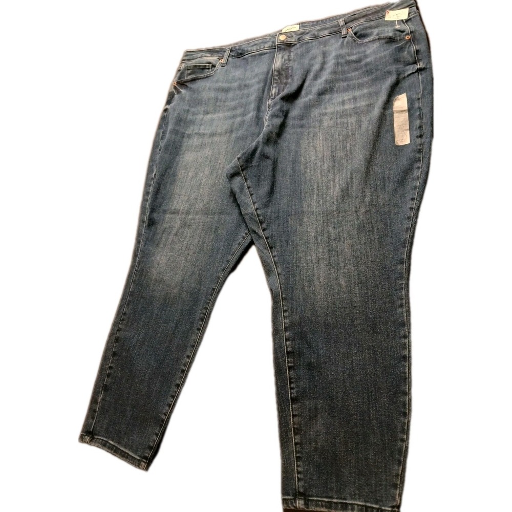 SONOMA  Medium Blue Denim PREMIUM MIDRISE SKINNY Jeans Women 26W NEW